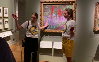 Swedish Court Acquits Climate Activists Who Smeared Paint on Monet Painting